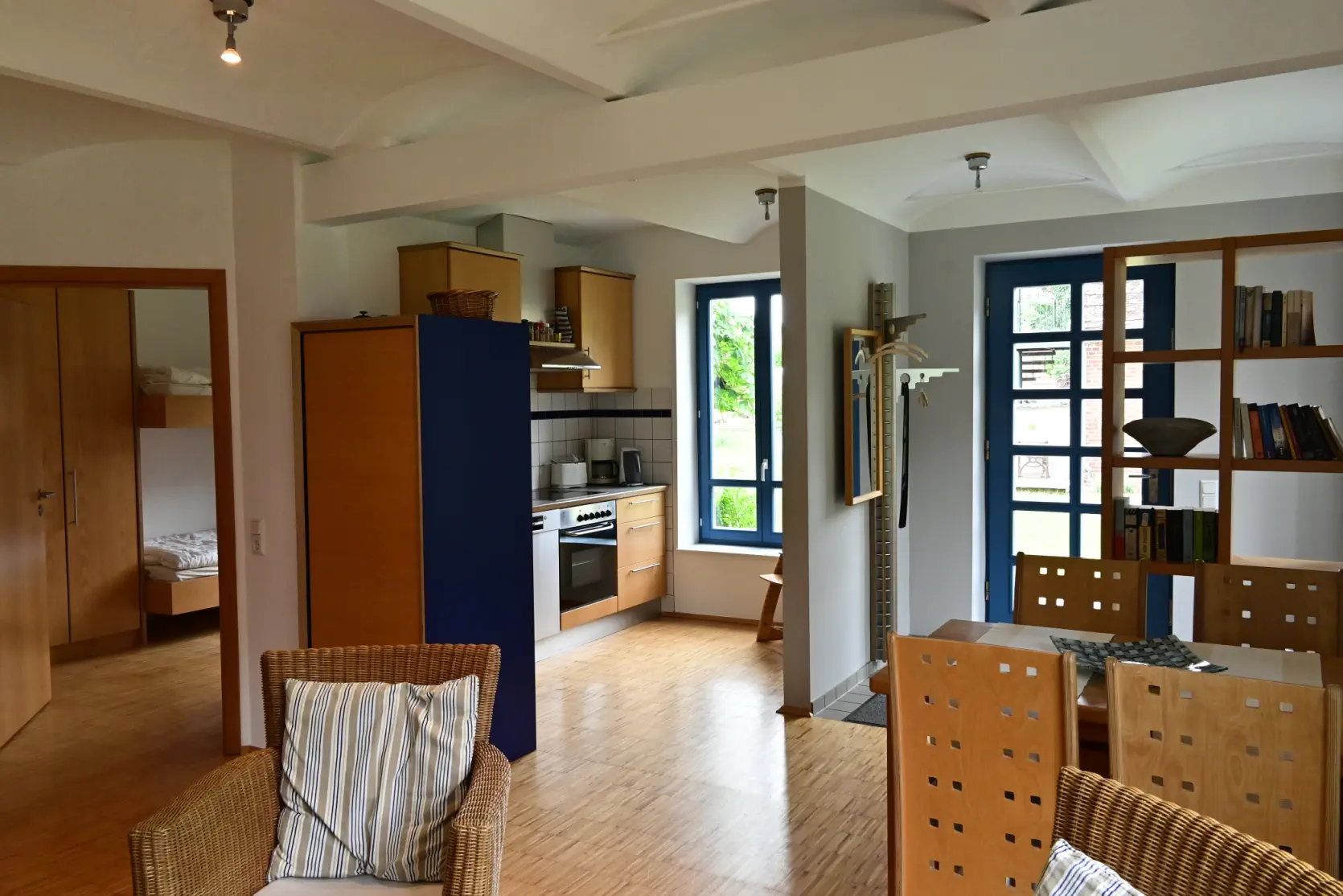 Wohnbereich der großen Ferienwohnung